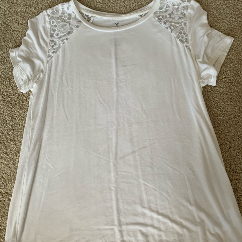 Lace white AE t-shirt